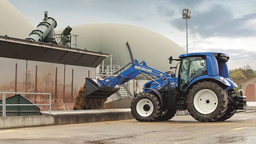 GASSED UP: New Holland has completed testing of its 100 per cent methane powered tractor in Europe.