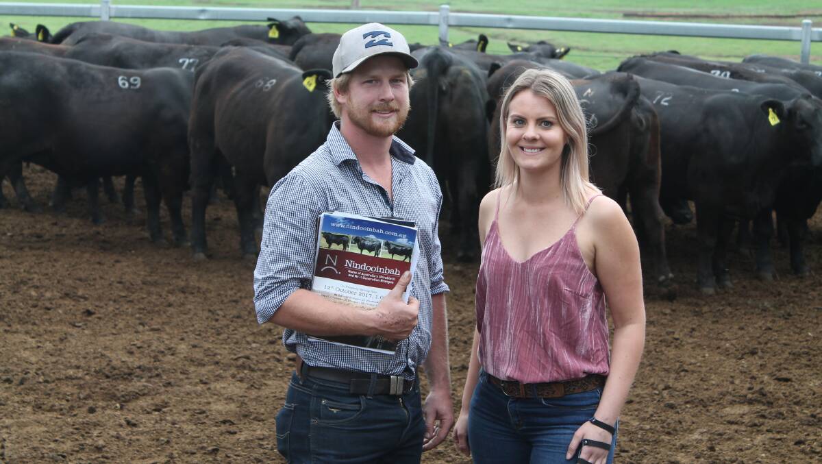 Josh Green and Sophie Wilson bought 11 PTIC donor cows.