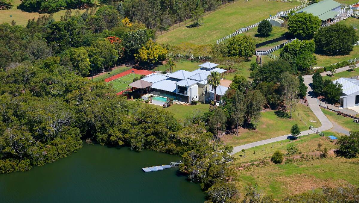 LUXURY LIVING: Paul and Erica Comiskey's Cloverleigh Farm will be auctioned by Raine and Horne Rural on December 10.