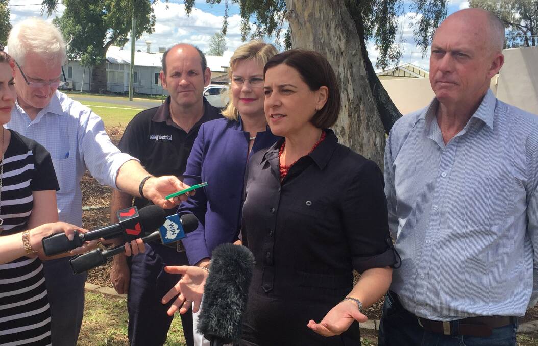 QUEENSLAND DECIDES: LNP deputy leader Deb Frecklington has announced a $72.9 million funding package over four years for country racing. 