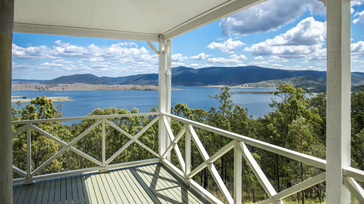 WATER VIEWS: Manor Hill offers panoramic views across the foreshores of lake Somerset and the Brisbane Valley.