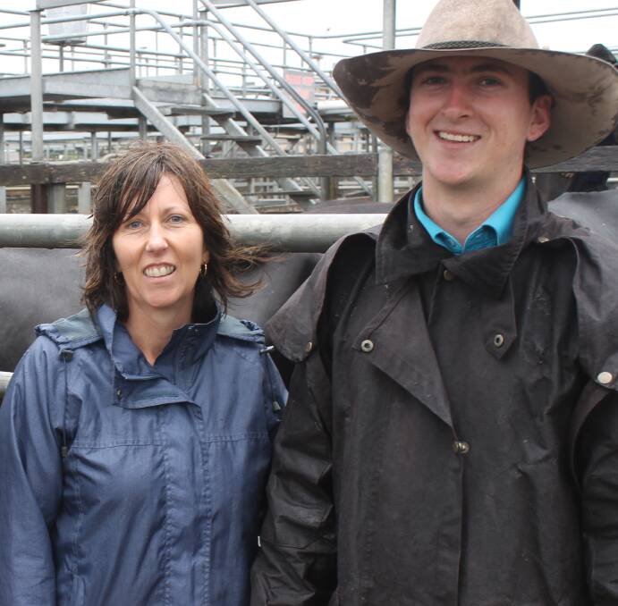 Mandy Howell and son Joel purchased PTIC heifers and cow/calf outfits for their Avoca property which has experienced a terrific pasture season north of Ballarat.