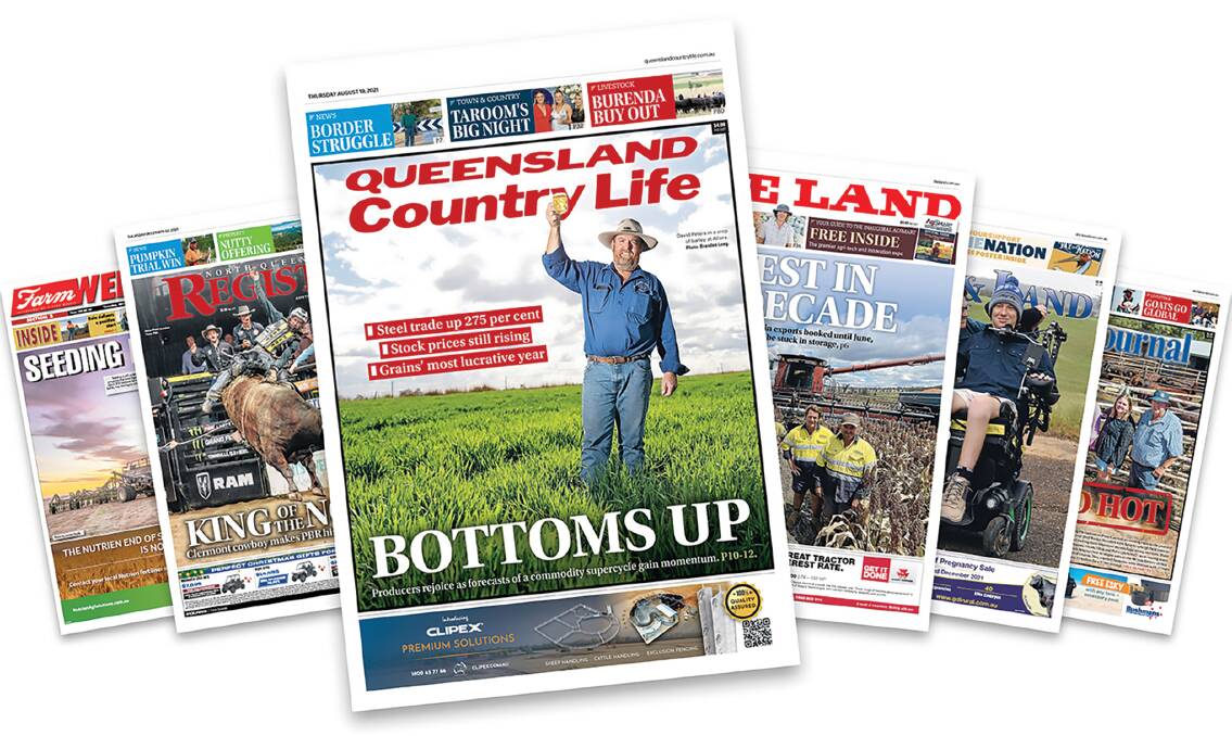 ALL ACCESS: Readers can take up the subscription offer via queenslandcountrylife.com.au or by contacting our digital customer service team on 1300 090 805 or via email on subscriptionsupport@austcommunitymedia.com.au