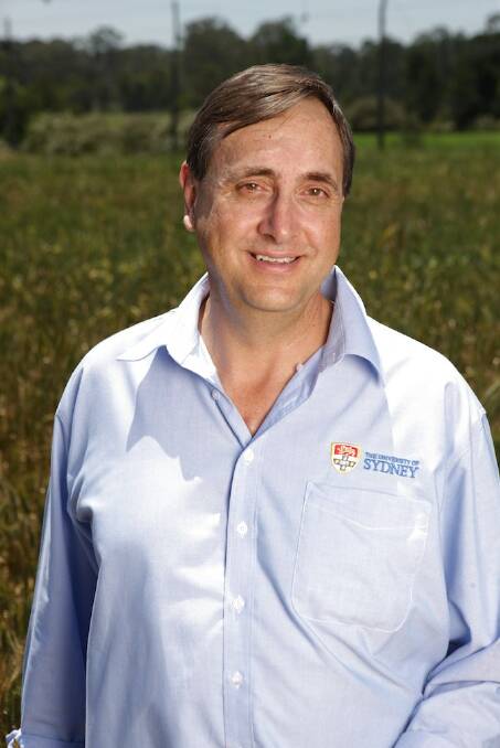 University of Sydney Professor Richard Trethowan, who is director of The Plant Breeding Institute, which is running experimental trials of summer chickpeas at Narrabri.