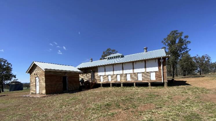 WOOLSHED WEDDING: An Ellangowan farmer has renovated this shearing shed for weddings and functions.