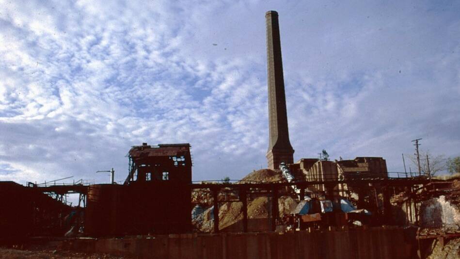 The Mount Morgan mine site in 1996. Picture Qld Heritage Register 