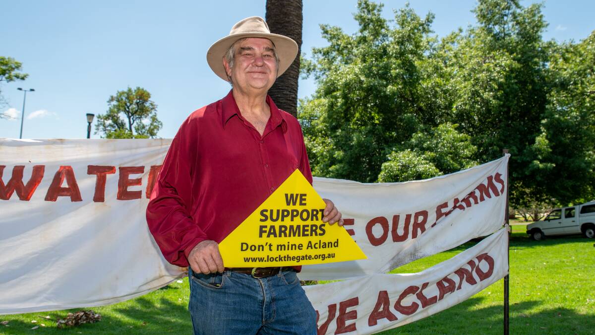Oakey Coal Action Alliance secretary Paul King is determined to maintain opposition to the coal expansion. Picture Brandon Long