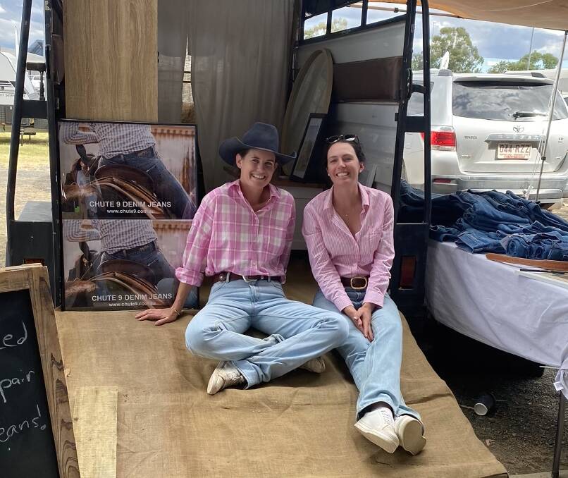 CHUTE 9's Claudia Fox (left) is settling in Dalby to build her business. Pictured with Grace Mitchelson. Picture supplied