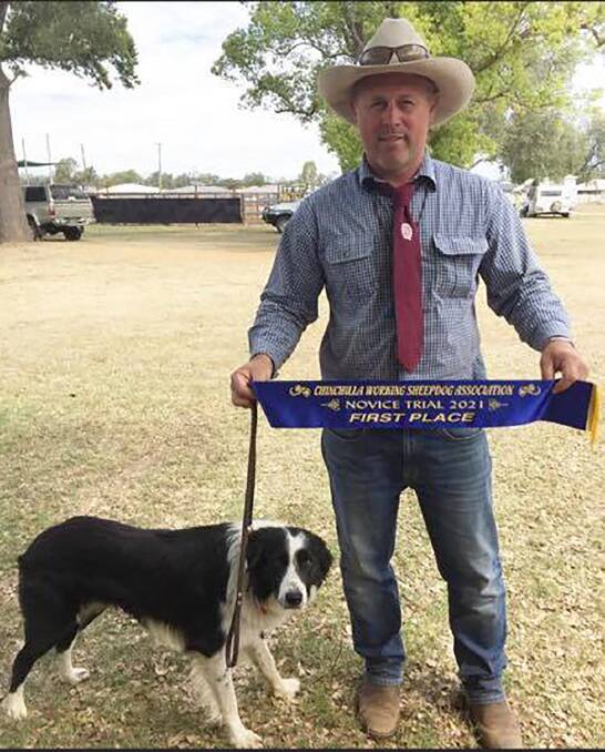 First in the novice final was Adam Miller and his dog Freestone Willy.