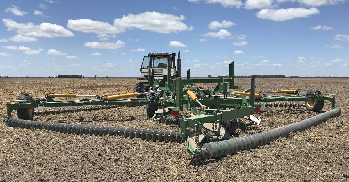 DIGGING IT: The business runs Kelly diamond harrow frames and a range of chains depending on the application. Photos: Supplied