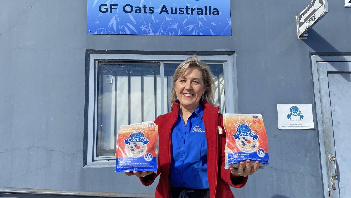 OAT OPPORTUNITY: GF Oats owner Kylie Martin is looking to tap into domestic and international markets with the new Aussie Oats product. Photo: GF Oats.