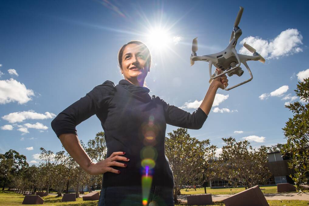 University of Southern Queensland surveying and positioning senior lecturer Dr Zahra Gharineiat says a new platform will save farmers time and money. Picture: UniSQ