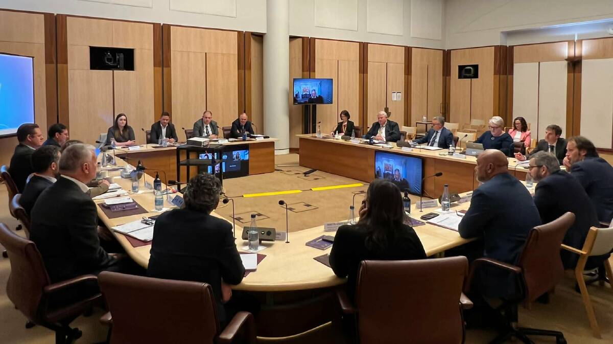 Federal Agriculture Minister Murray Watt holds the first industry round table with meat, crop, horticulture, union and First Nations leaders at Parliament House on Tuesday. Picture: Australian government.