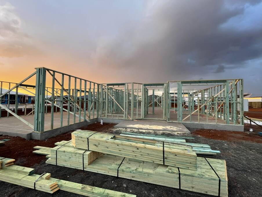 FRAME SHORTAGE: Queensland faces a deficit of 56,000 house frames in 15 years, according to Master Builders Australia and the Australian Forest Products Association. Photo: Melanie Cavanough.