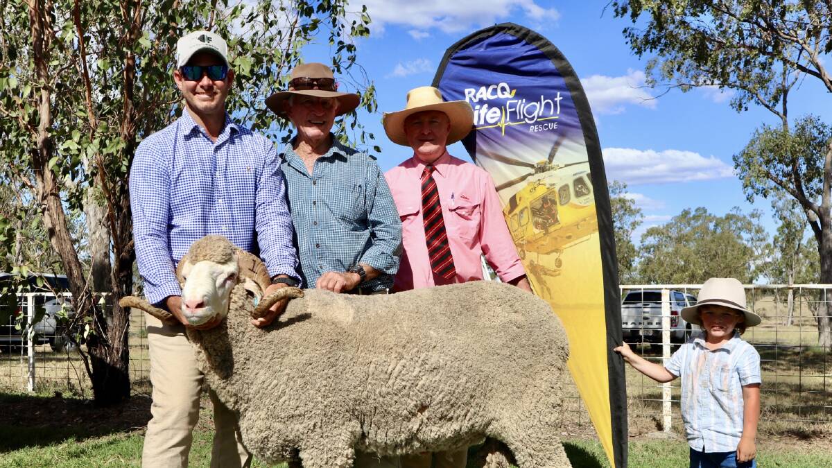 Lot 19 sold for $2800 with proceeds donated to LifleFlight - Aaron and Bob Little, and Andrew Meara, Elders.