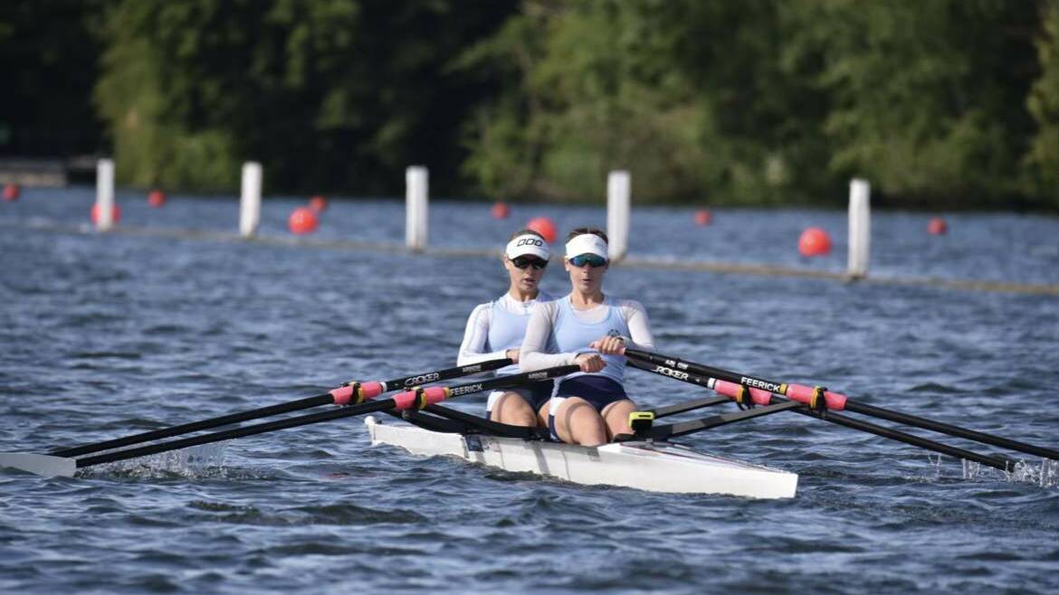 Sisters Gracie and Laura Sypher, former Rockhampton Grammar student, now train at the Sydney Rowing Club. Pictures: Supplied