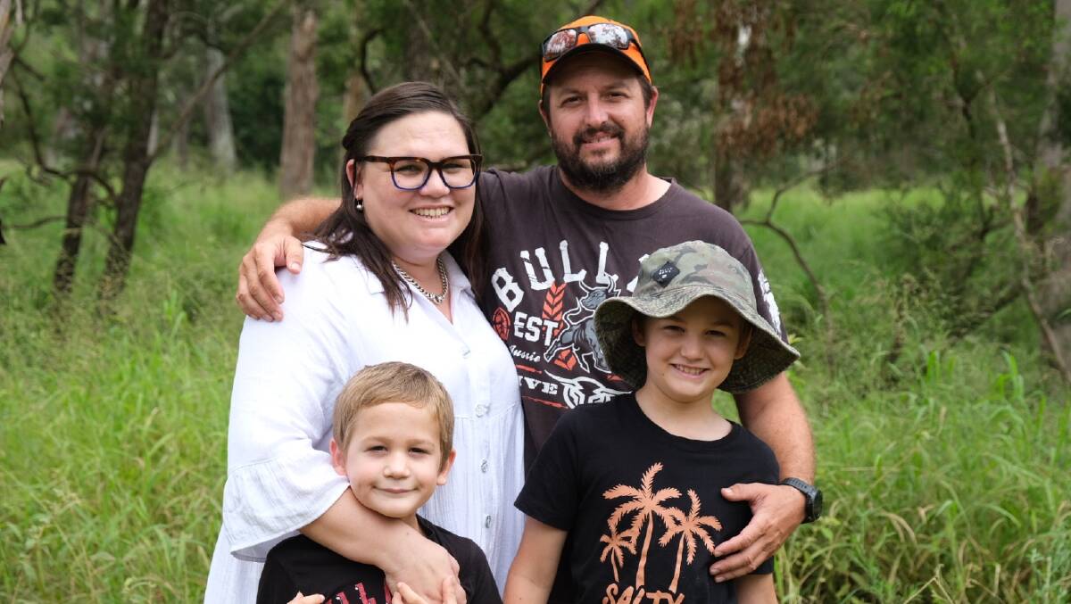 Nikki Strenzel's family have major connectivity issues despite living between the regional centres of Yeppoon and Rockhampton. Picture: Supplied