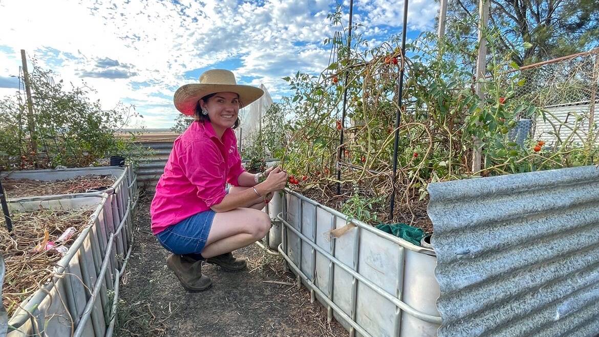 Shannon Crocker, or " a country mum" as her followers know her, is bringing gardening enthusiasts together through her podcast "grow your patch." Pictures supplied by Shannon Crocker