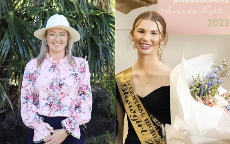Emma Franz (left) and Lillian Lawrence (right) have been chosen to represent the South Burnett and Central Highlands sub-chambers at the state final. Pictures supplied.