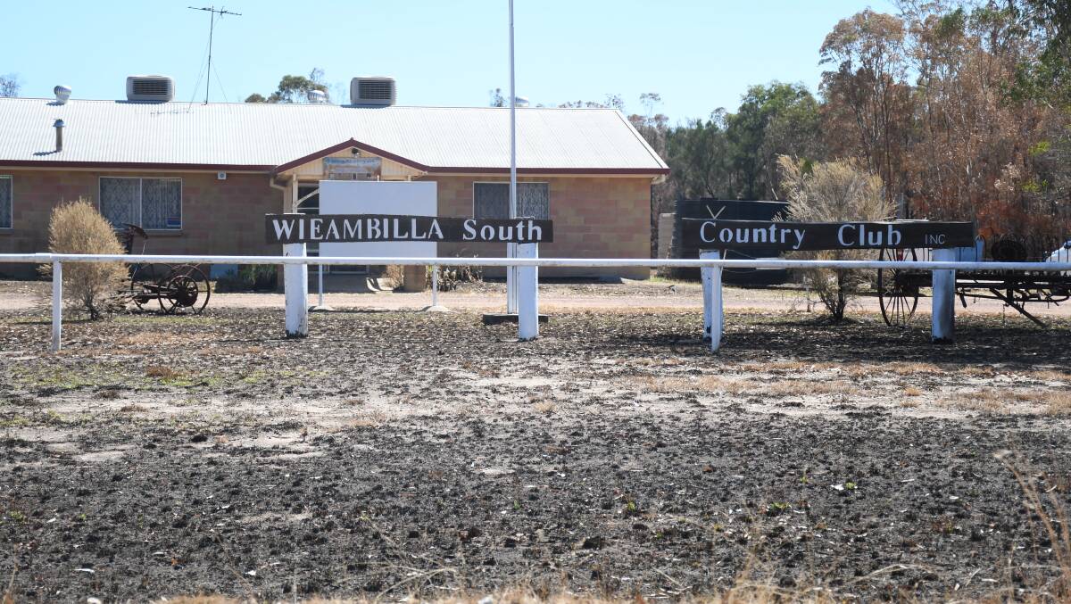 The Wieambilla country club is still standing after the bushfire event. 