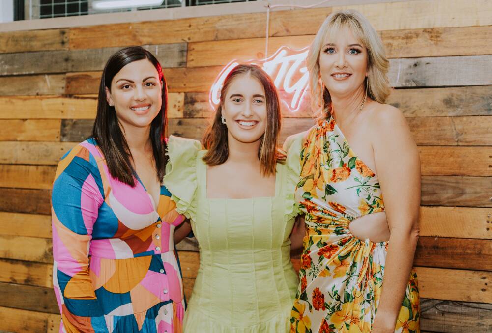 Holly Sheahan, Kaitlin Venables and Kelli Carbone took centre stage at the Inspirational Women's Night panel event. Photo: Zoe Thomas. 