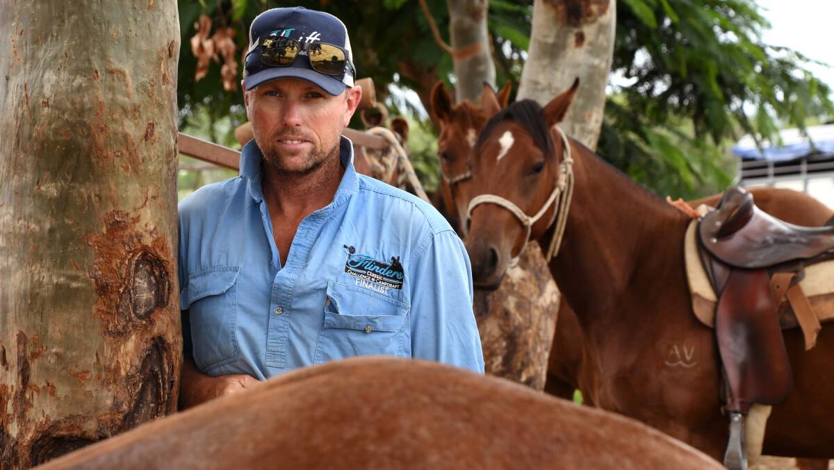 Nathan Wilson will train from dawn to dark working with the horses he is working with. Picture: Brad Marsellos
