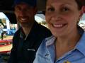 New Holland product segment manager Ben Mitchell and ANZ PLM product manager Melody Labinsky at AgQuip. Pictures Paula Thompson