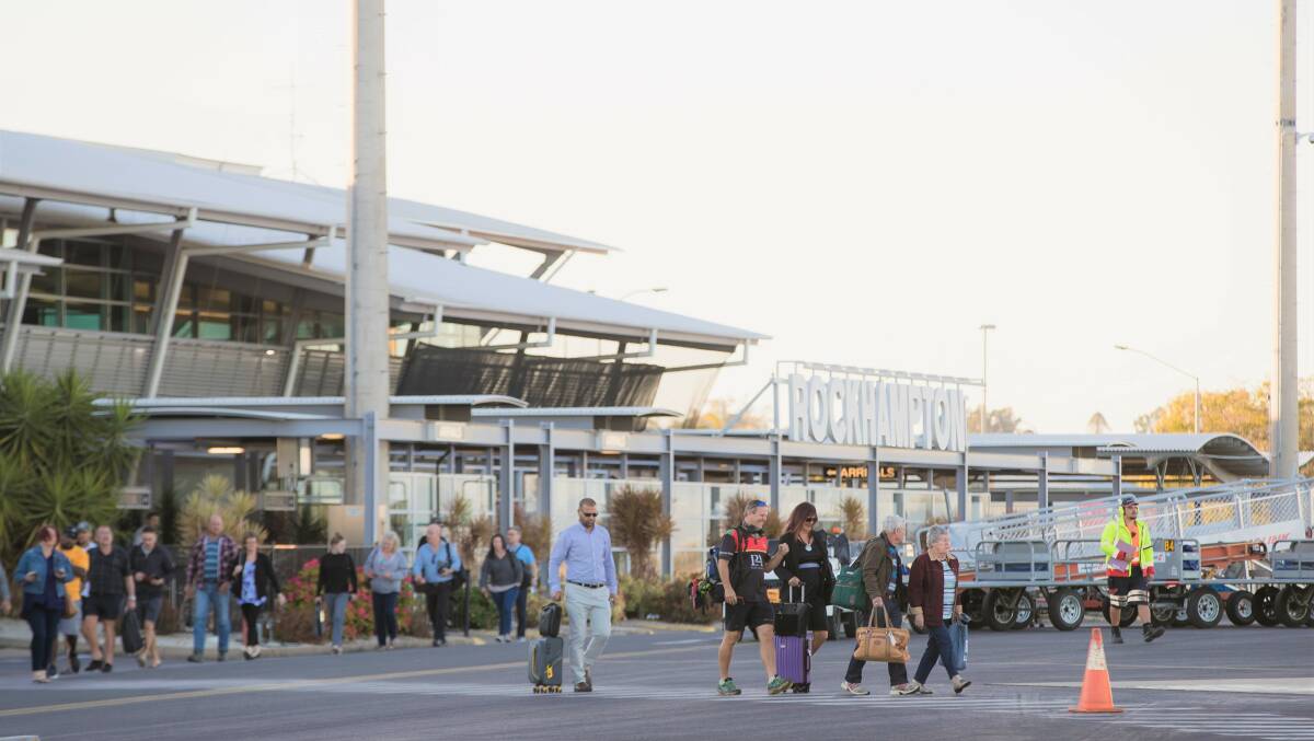Rockhampton Airport has seen its largest year of passengers on record. Picture supplied by Rockhampton Regional Council
