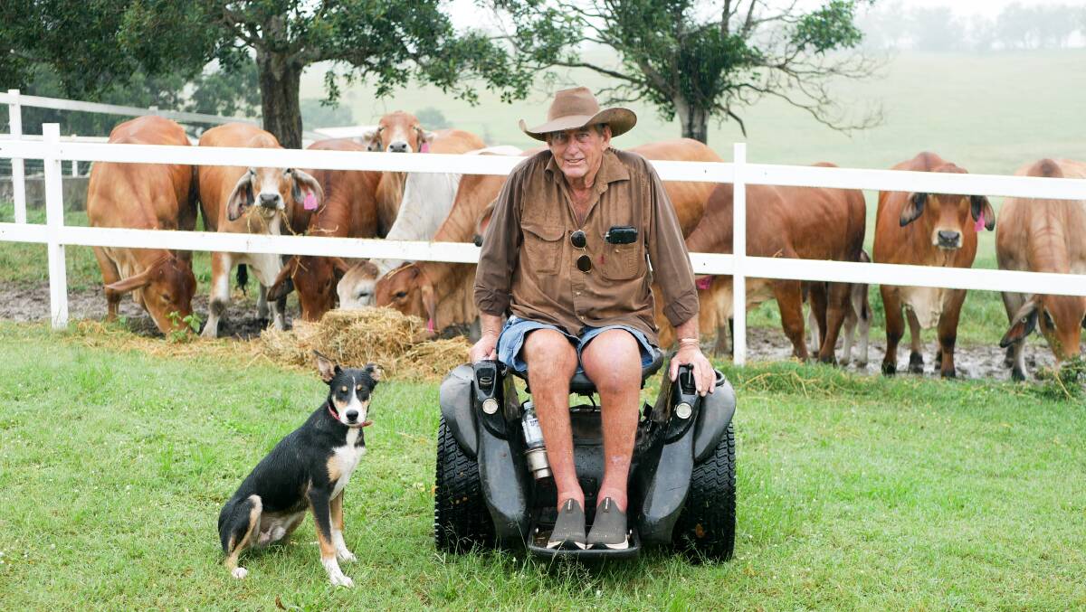 Rick Seeds, 64, has lived a full life in the campdrafting and rodeo scene, however after an accident took him away from his beloved horses, he turned to working dogs to keep him going. Picture by Ellouise Bailey 