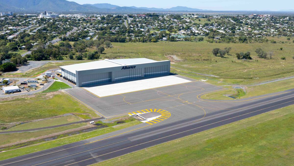 An aerial shot of the new facility at Rockhampton Regional Airport. Picture: Rockhampton Regional Council.