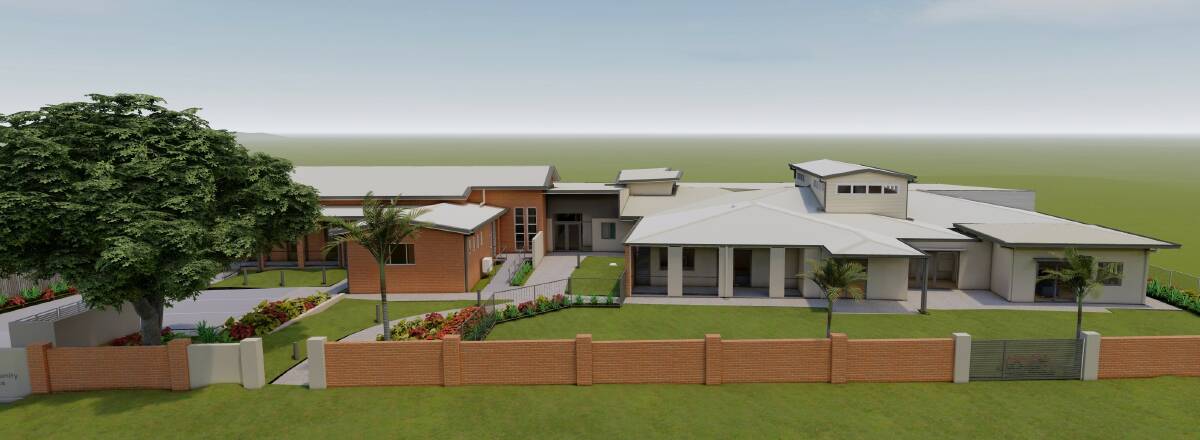 An architect's impression of the Fitzroy Community Hospice facility. Picture supplied 
