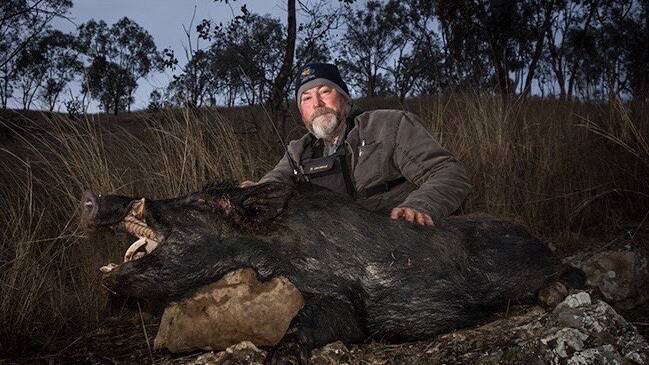 Acting Vice President of the Australian Pig Doggers and Hunters Association, Ned Makim, Inverell. 