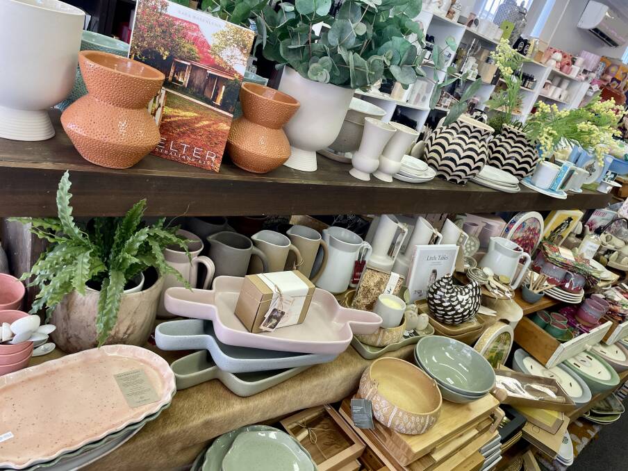 The shelves in Decadence are loaded with lots of beautiful Australian products. Picture: Judith Maizey