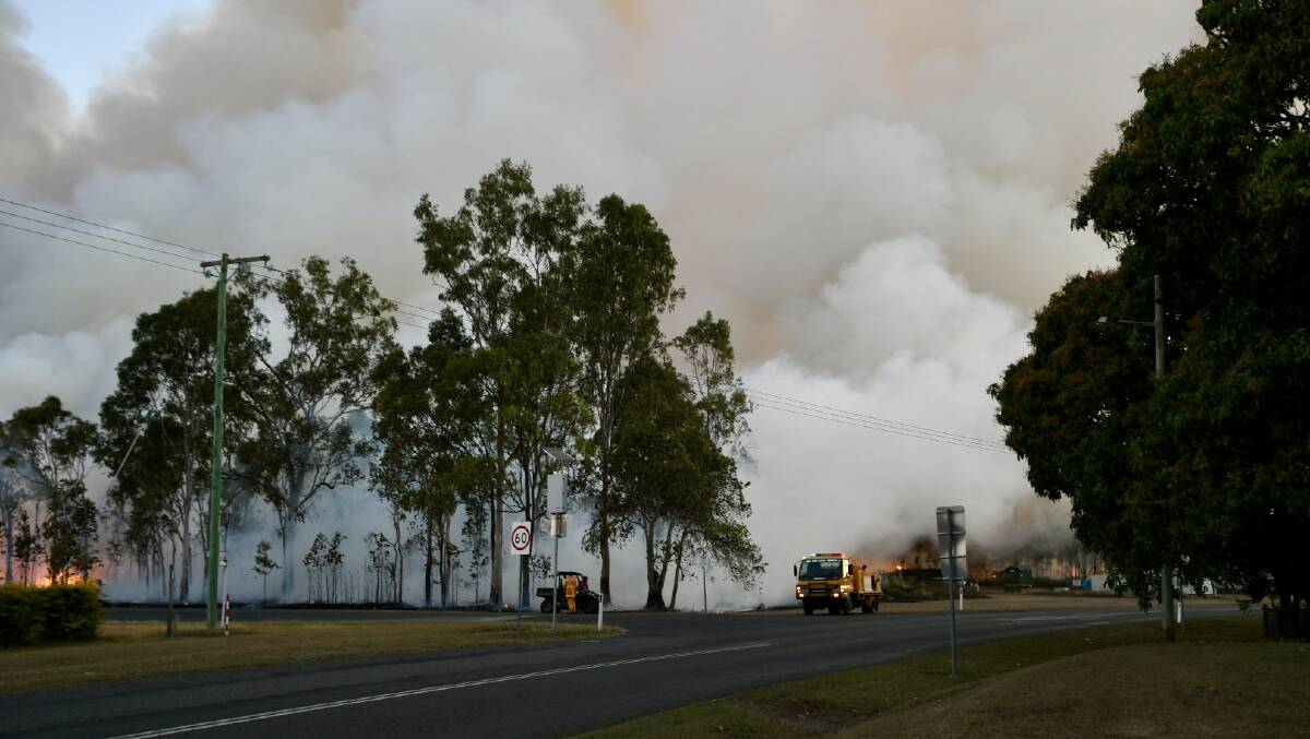 Fires have ravaged farms and threatened rural communities throughout Queensland. Picture: Judith Maizey