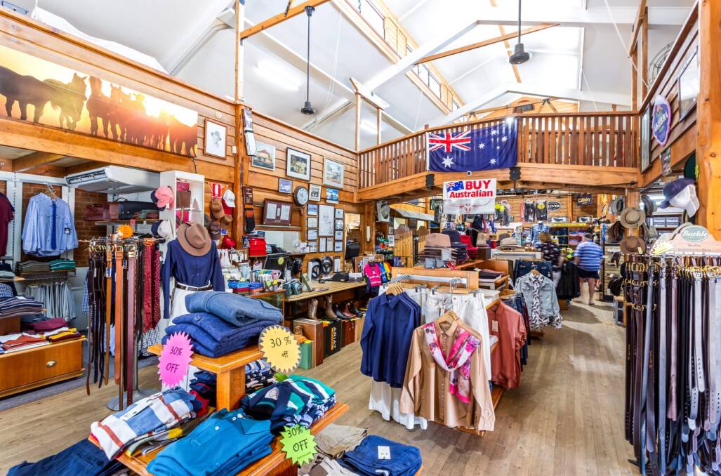 Inside the iconic Georges Workwear and Country Outfitters which is set to close soon. Picture: file