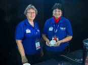 Annita Mcdonald and Jenny Grother at Beef2021. Picture: supplied
