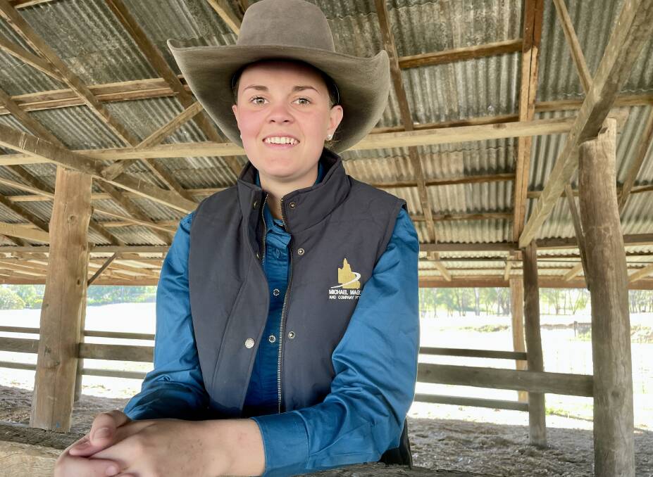 Seventeen-year-old Lucy Grogan, Somelu, Capella, was a participant in this year's Springsure Cattle Camp. Picture: Judith Maizey