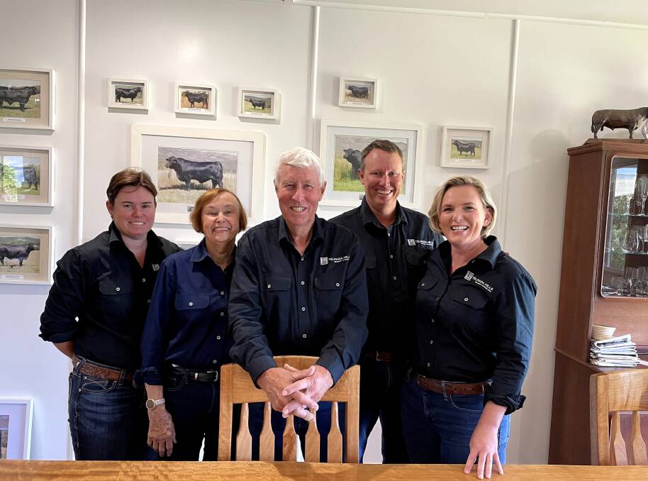 Respect, open and transparent communications and each member valued for the skills and expertise they bring the family business are the keys to working together, according to the the Telpara Hills team. L-R Fiona, Maureen, Trevor, Stephen and Brittany in their Upper Barron property on the Atherton Tablelands. Picture: Alison Paterson 