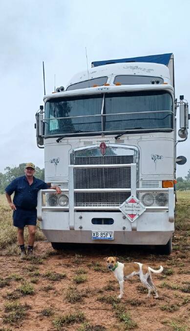 St George farmer John Stewart, 54, received a Commendation for Brave Conduct for when he drove his truck into dangerous flood waters then swam to rescue an elderly neighbour trapped in his submerged ute in 2020. Picture: Supplied