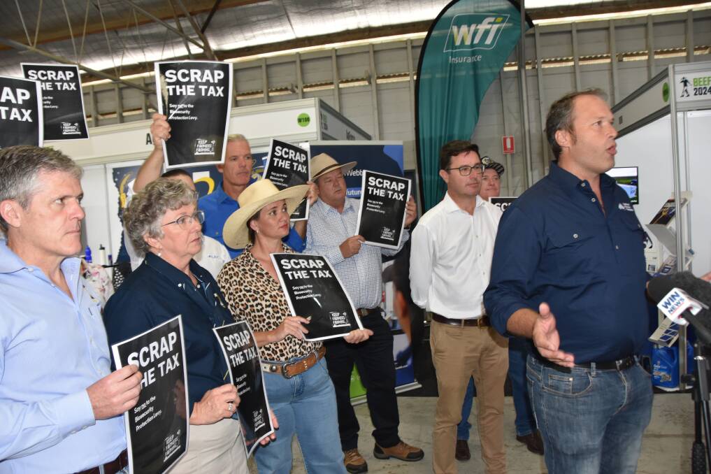 National Farmers' Federation president David Jochinke is rallying the public and producers to demand their local politicians vote against the federal governments biosecurity protection levy. Picture: Steph Allen