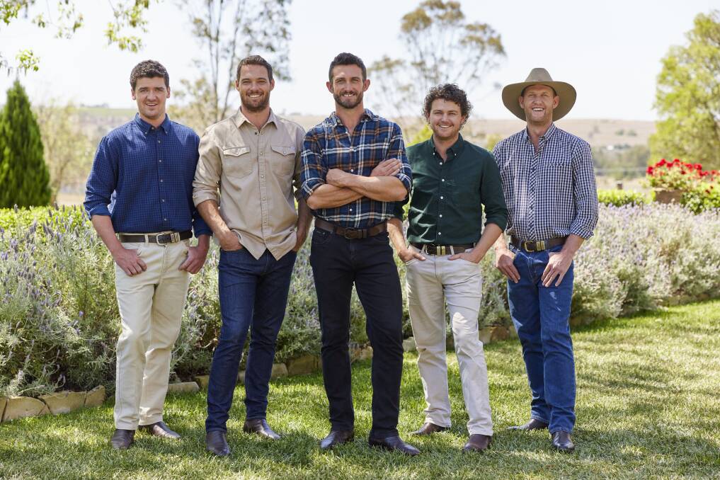 FWAW 2024 season, Farmers Tom, Bert, Joe, Dustin and Dean. Picture: Supplied by Channel 7.