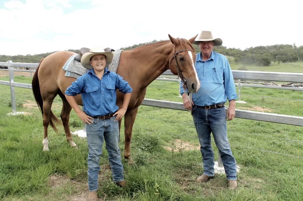 Charlie and Pat McMahon enjoy working with the livestock. Picture: Kelly Mason