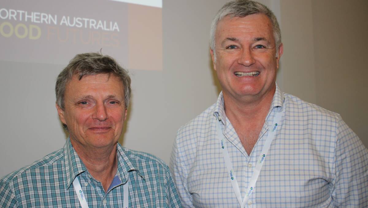 RESEARCH OUTCOMES: CSIRO principal research agronomist Dr Steve Yeates and Cotton Australia CEO Adam Kay travelled to Darwin for the Northern Australia Food Futures conference.