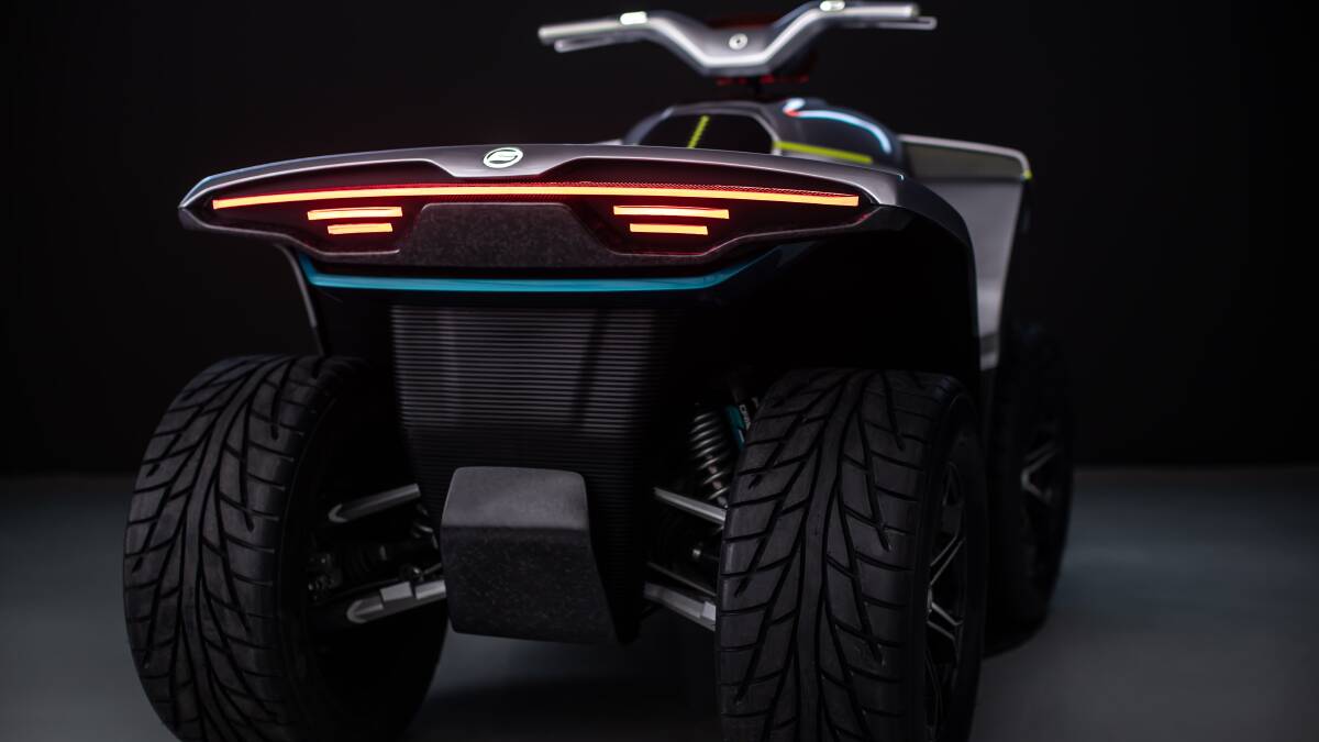 ELECTRIC DREAMS: The CFMoto electric all terrain concept vehicle branded the Evolition A.