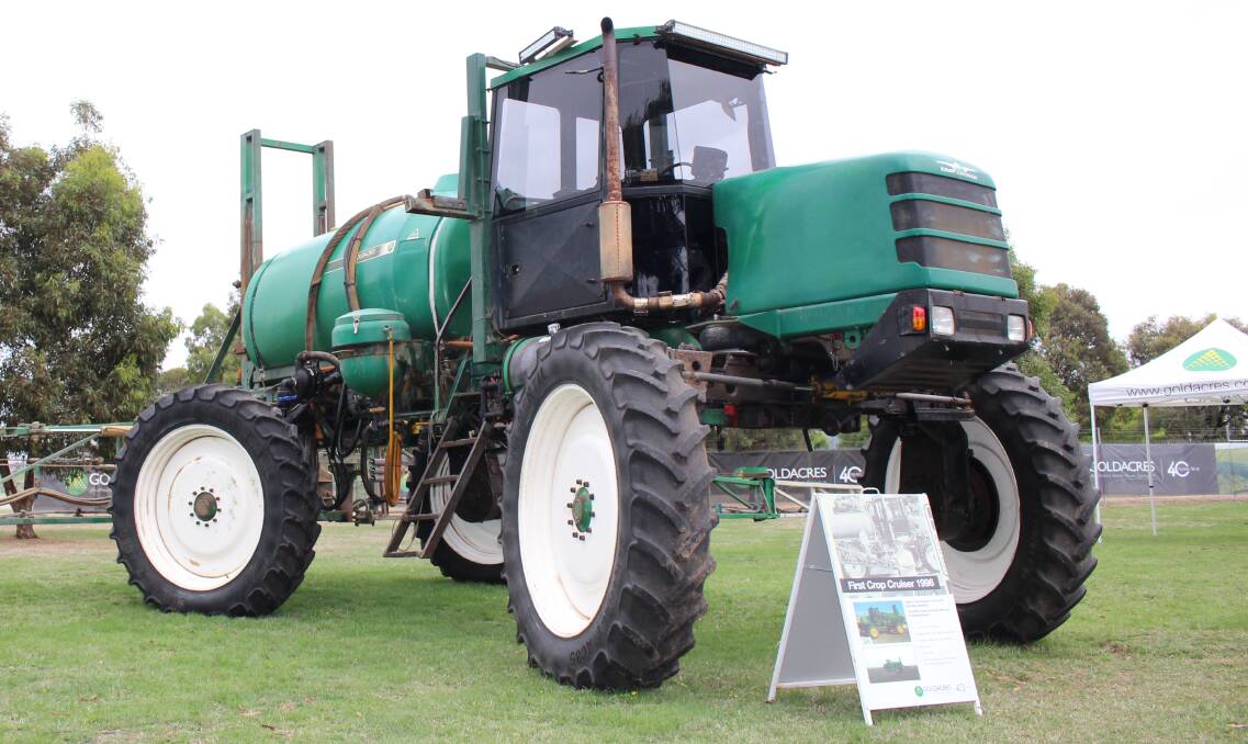The first Goldacres crop cruiser, from 1998, is still in use as a working sprayer. 