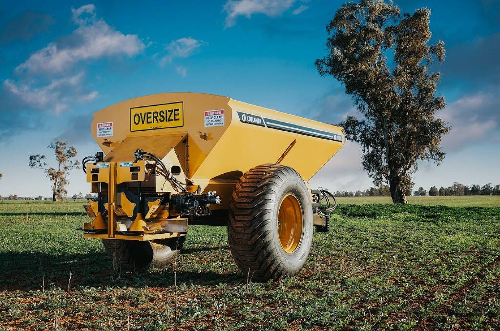 SMALL BUT MIGHTY: The new Coolamon compact spreader is based on the companies premium broadacre range, but more suited for horticulture, dairy and livestock operations.