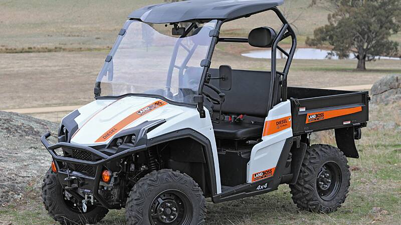 MORE SPEED: Powered by Kubota, the new Landboss 1100D LE was built specifically for the Australian market.