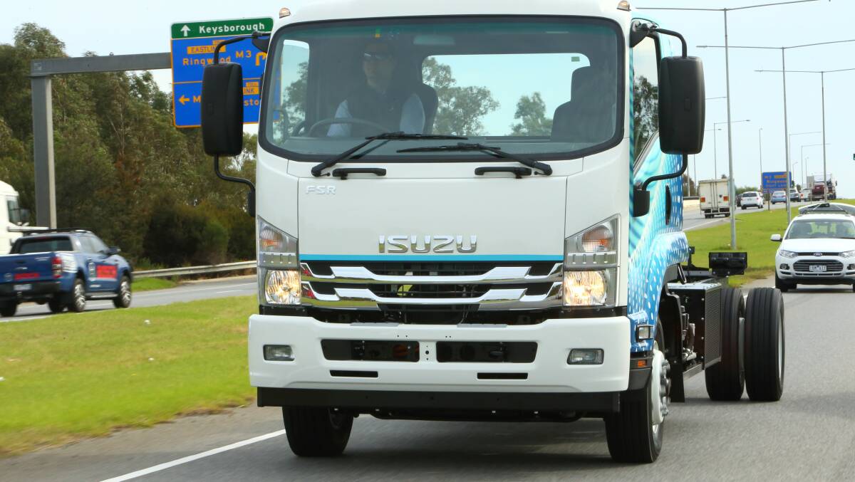 TRUCKING ON: Isuzu have commenced an electric truck concept program.