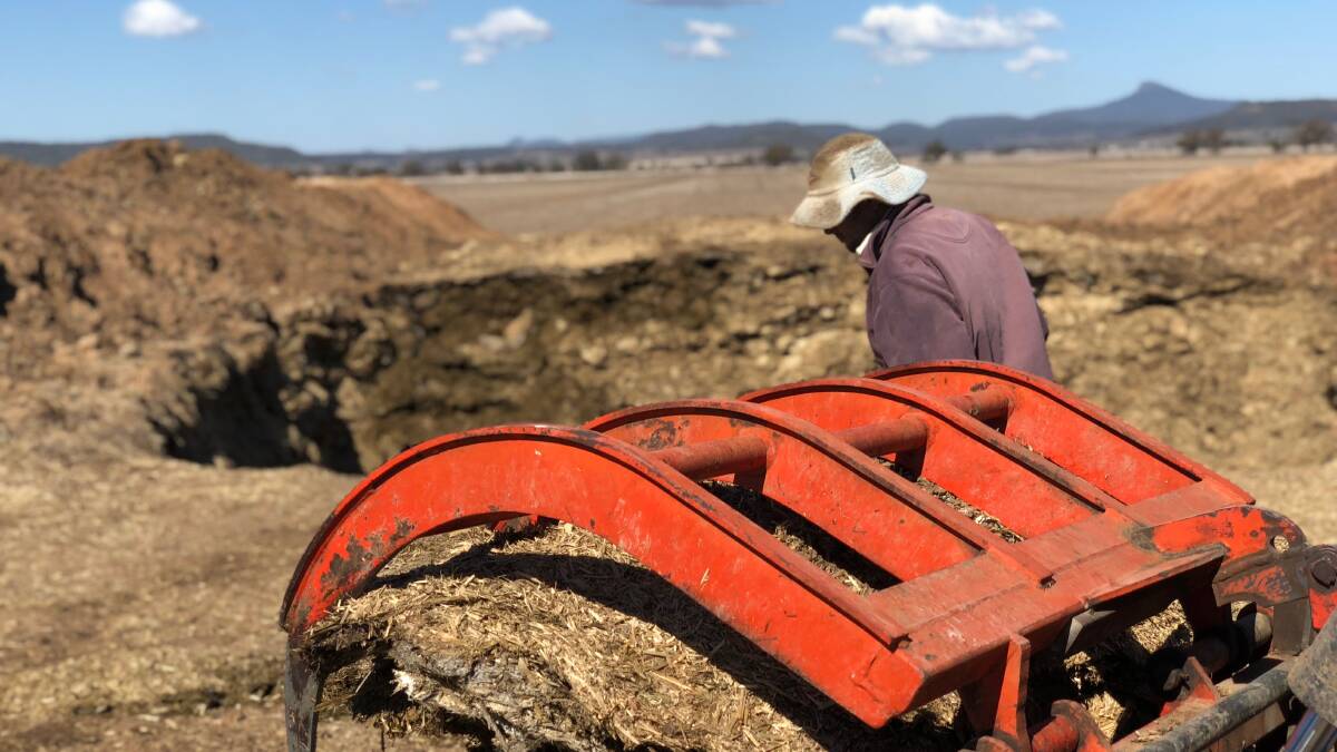 Even in a drought there are still jobs to do. Photo: Sharon O'Keeffe