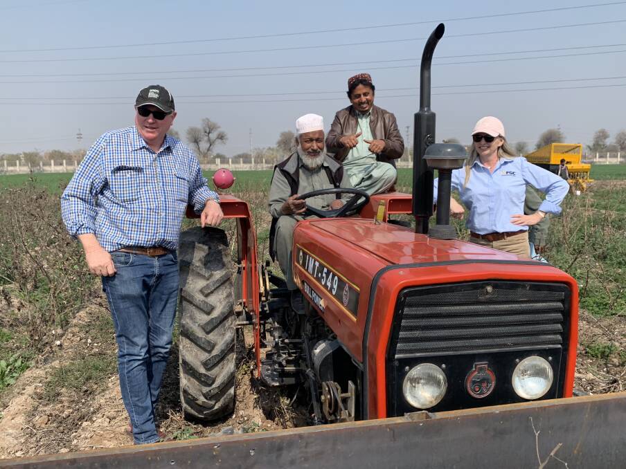 ON TOUR: Barmedman NSW farmer John Minogue and agronomist Penelope Heuston recently visited Pakistan to provide advice on chickpea production. Photo: Chris Blanchard.